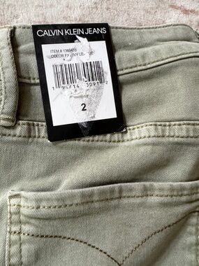 Calvin Klein Jeans Light Sage Green Denim Pants